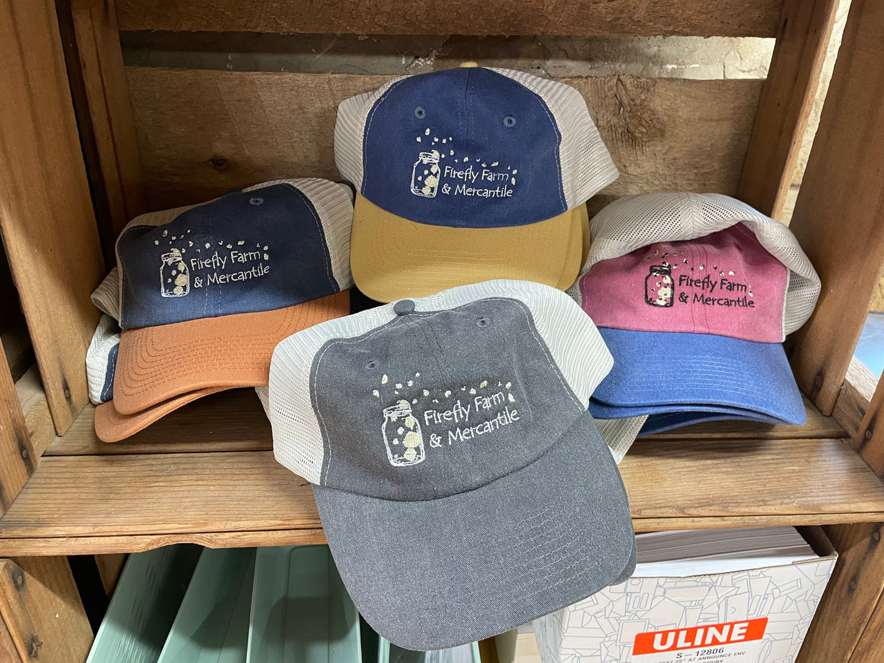 Firefly Farm & Mercantile Trucker Style Hat, Unstructured Fit