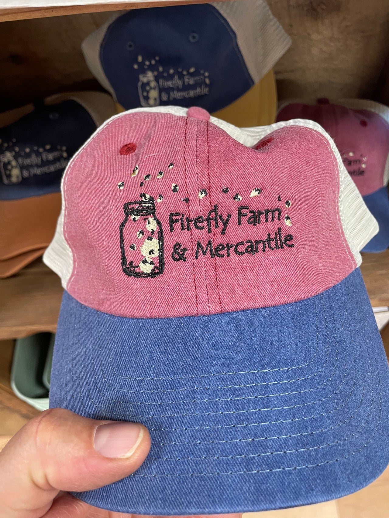 Firefly Farm & Mercantile Trucker Style Hat, Unstructured Fit
