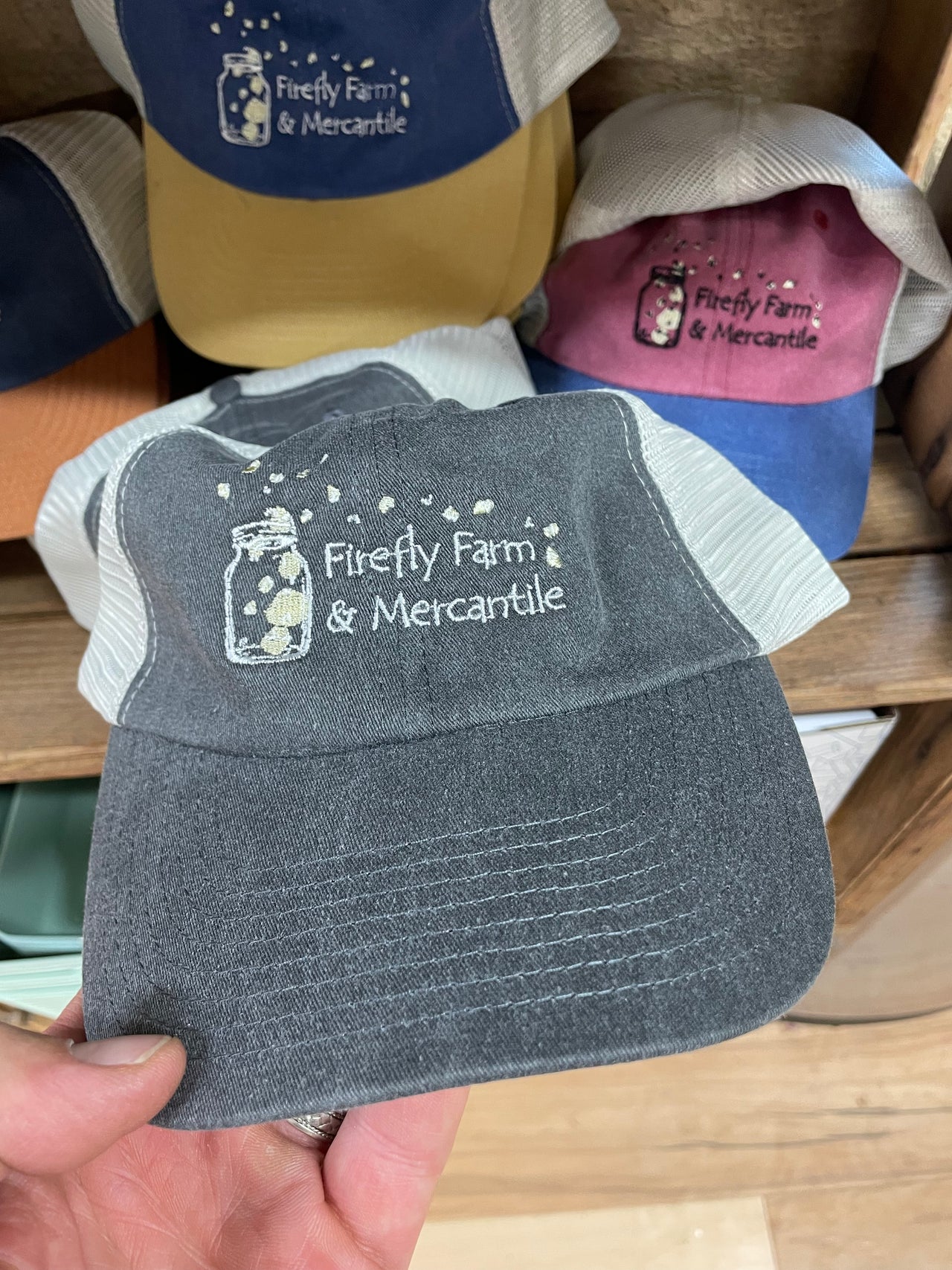 Firefly Farm & Mercantile Trucker Style Hat, Unstructured Fit