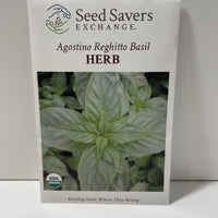 Thumbnail for Organic Agostino Reghitto Basil Herb Seeds