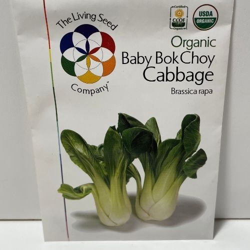 Organic Baby Bok Choy Cabbage Seeds
