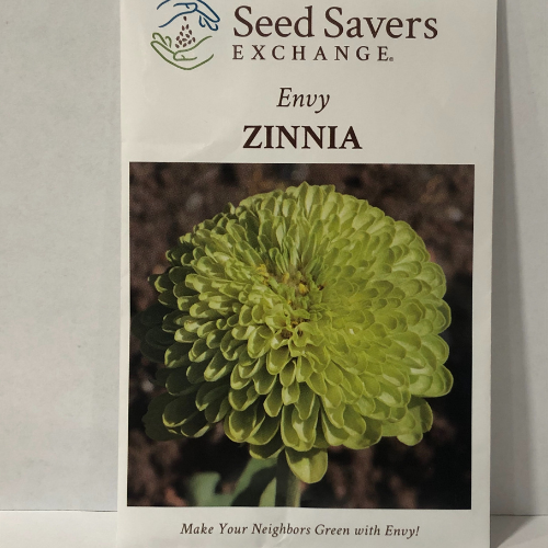 Envy Zinnia Flower -1960's Heirloom