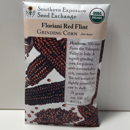 Organic Floriani Red Flint Corn Seeds