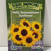 Thumbnail for Organic Hella Sonnenblume Sunflower Open Pollinated Seeds