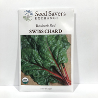 Thumbnail for Rhubarb Red or Ruby Red Swiss Chard, Organic,