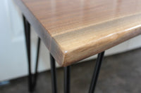 Thumbnail for Live Edge Custom Black Walnut Bench