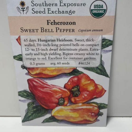 Feherozon Paprika Pepper (Sweet), Organic