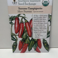 Thumbnail for Serrano Tampiqueno Pepper,'s Heirloom, Organic