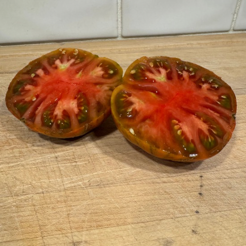 Large Barred Boar Tomato, Modern Tomato, Origin USA