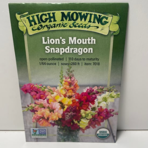 Lion's Mouth Snapdragons, Organic