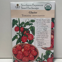 Thumbnail for Glacier Tomato Seeds, Determinate, Organic
