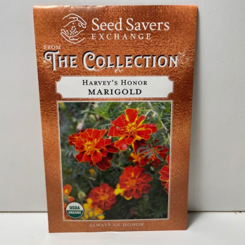 Harvey's Honor Marigold Flower Seeds, Organic