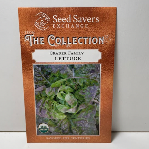 Crader Family Lettuce Seeds, Organic