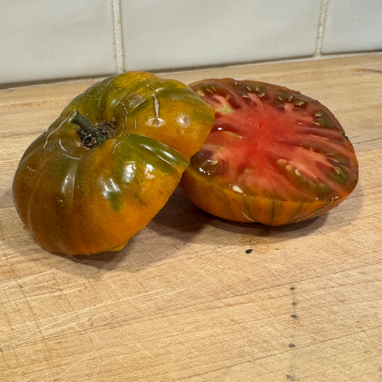Large Barred Boar Tomato, Modern Tomato, Origin USA