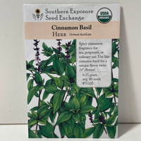 Thumbnail for Cinnamon Basil Seeds, Organic