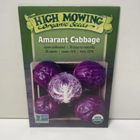 Thumbnail for Amarant Cabbage Seeds, Organic