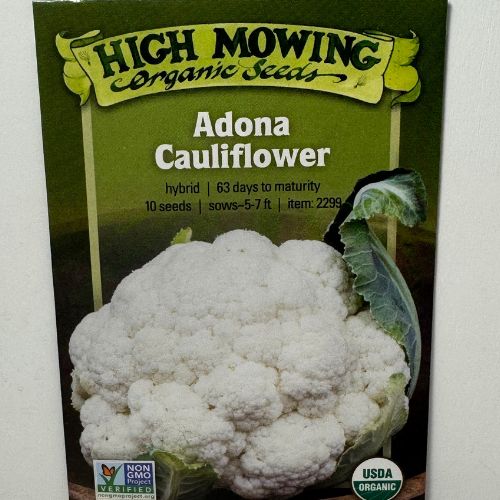 Adona Cauliflower, F1, Organic