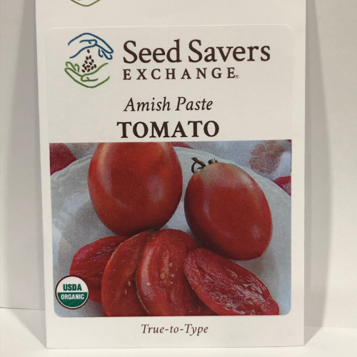 Amish Paste Tomato Seeds, Organic