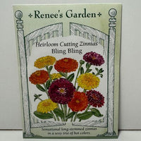 Thumbnail for Bling Bling Zinnia Seeds, Heirloom Mix