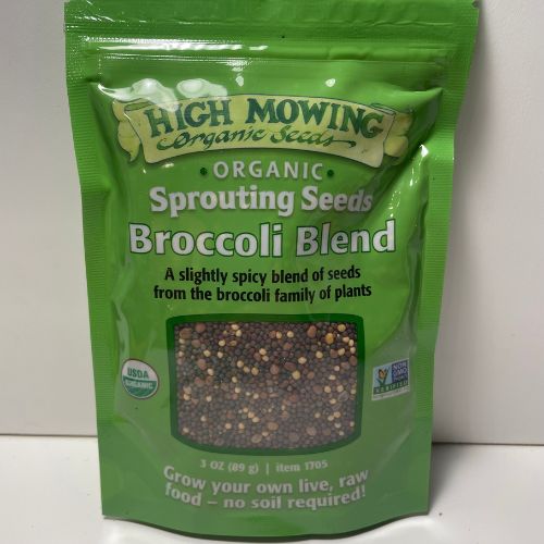 Broccoli Blend Sprouting Seeds Organic