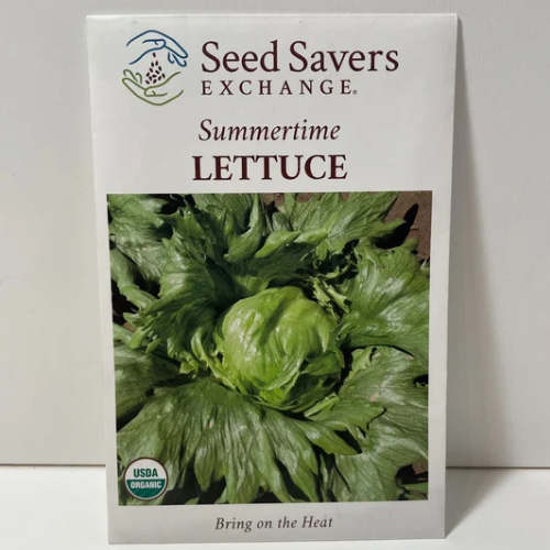 Summertime Lettuce Seeds, organic
