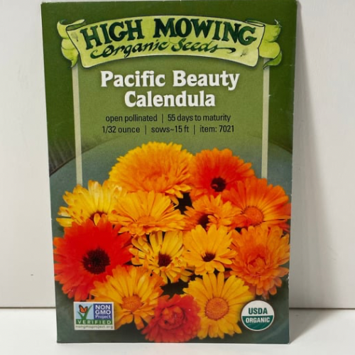 Pacific Beauty Calendula seeds, Organic