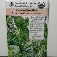 Thumbnail for Carolina Broadleaf Mustard Greens, Organic, 2015