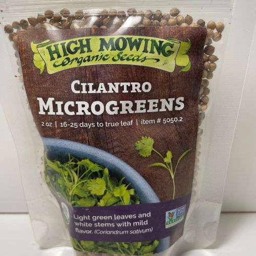 Cilantro Microgreen Seeds, Organic
