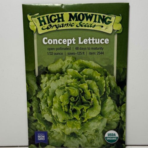 Concept Lettuce, Organic High Mowing Seeds