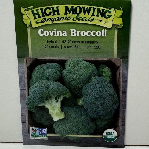 Covina Broccoli, F1, Organic, Non GMO