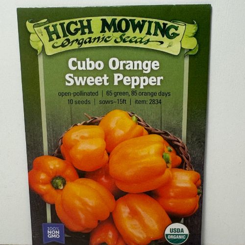 Cubo Orange Sweet Pepper, Organic