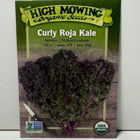 Thumbnail for Curly Roja Kale, Organic, Heirloom, High Mowing Seeds