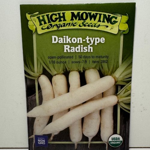 Daikon Radish, Organic