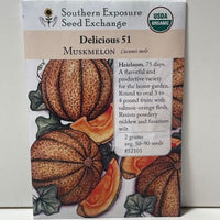 Thumbnail for Delicious 51 Melon Seeds, Organic