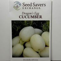 Thumbnail for Dragon's Egg Cucumber, Heirloom, Seedsaver Exchange