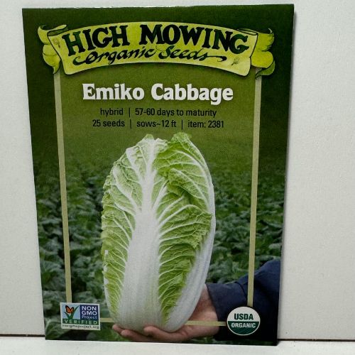 Emiko Napa Cabbage, Seeds F1, Organic