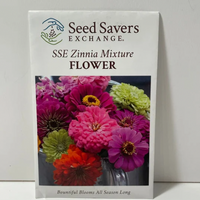 Thumbnail for SSE Zinnia Mixture Flower Seeds