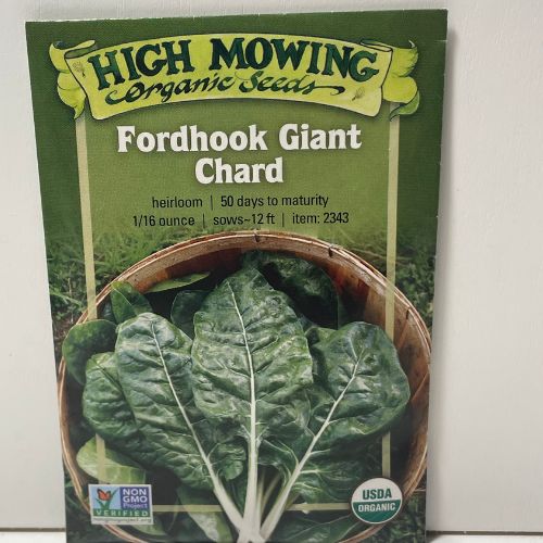 Fordhook Giant Chard Seeds, Swiss Chard, 1934 Heirloom, Organic