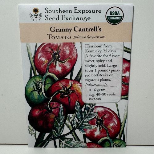 Granny Cantrell's German Red/Pink Tomato, KY Heirloom