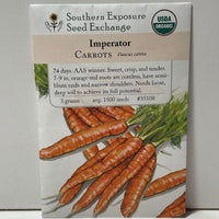 Thumbnail for Imperator Carrot Seeds, Organic