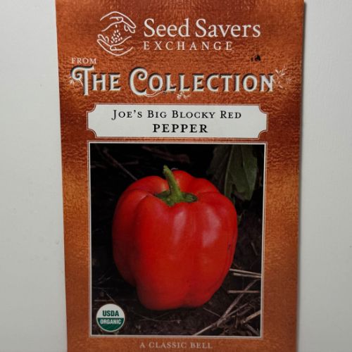 Joe's Big Blocky Red Pepper, (Sweet) Organic