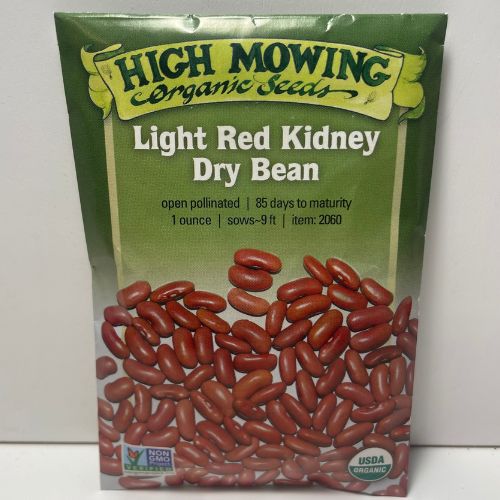 Light Red Kidney Bush Bean Seeds, Dry Bean, Organic