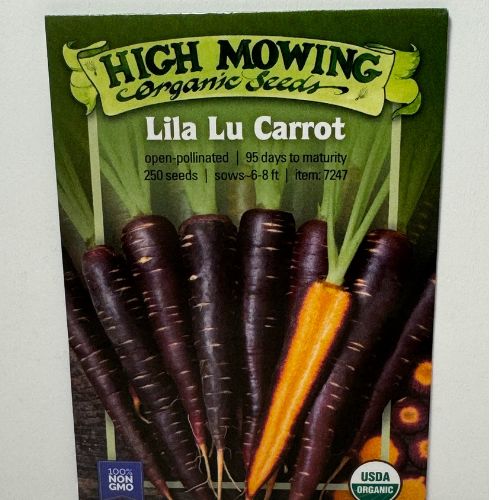 Lila Lu Carrot, Organic, modern carrot