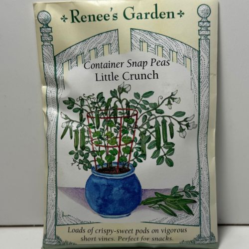 Little Crunch Snap Peas, Container or Hanging Baskets, Renee's Garden Seeds