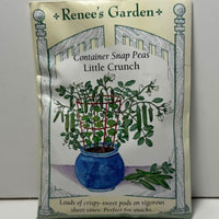 Thumbnail for Little Crunch Snap Peas, Container or Hanging Baskets, Renee's Garden Seeds