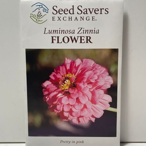Luminosa Zinnia Flower Seeds - Heirloom
