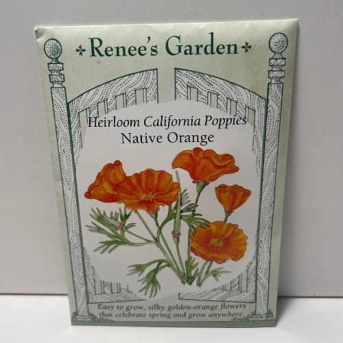 Native Orange California Poppy (Heirloom, Western Native )