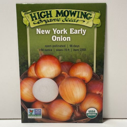 New York Early Onion Seeds, Long Day, Organic