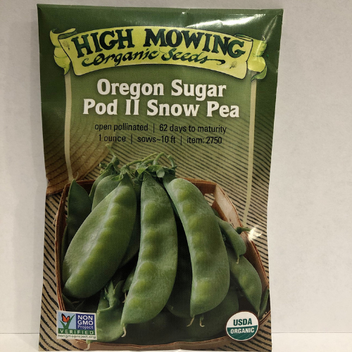 Oregon Sugar Pod II Snow Pea, Organic,