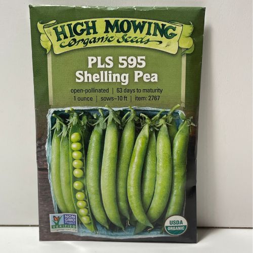 PLS 595 Shelling Pea, Organic
